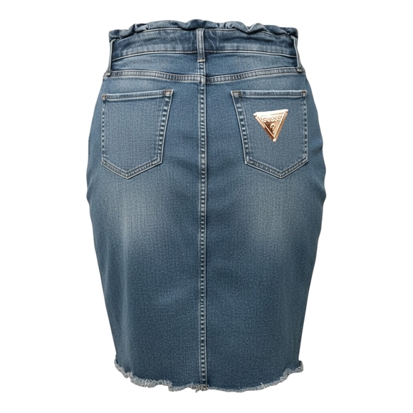 GUESS Denim Pencil Skirt -Size Lg -EUC $98 Retail - Picture 6 of 11
